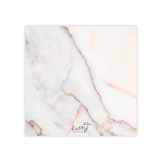 Warm White Marble Post-it® Note Pad | Elegant Stone-Inspired Sticky Notes for Office & Home
