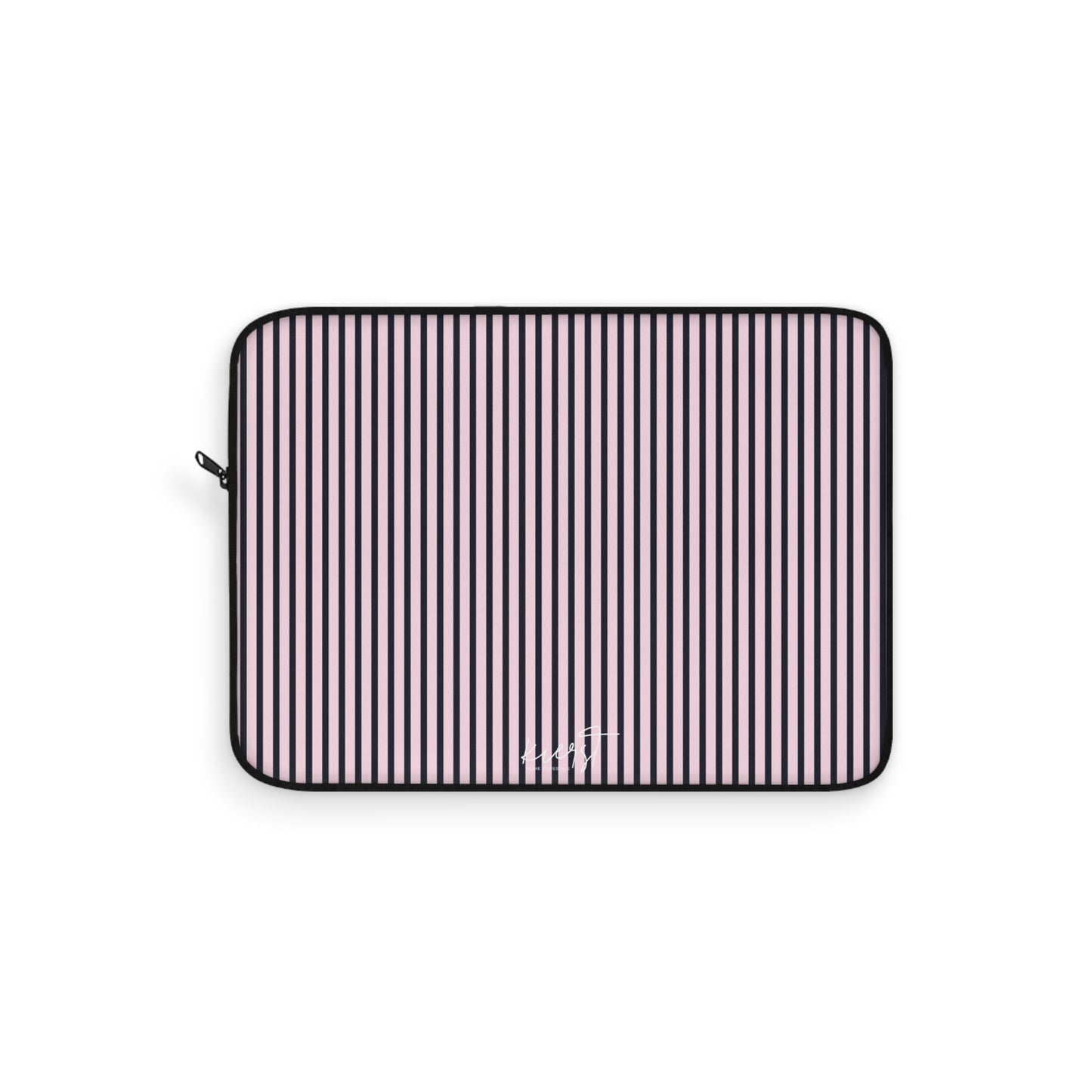 Signature Pink + Signature Storm Striped Laptop Sleeve