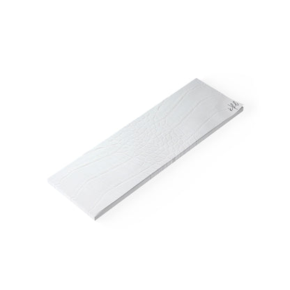 White Alligator Post-it® Note Pad | Luxe Faux Skin-Inspired Memo Pad