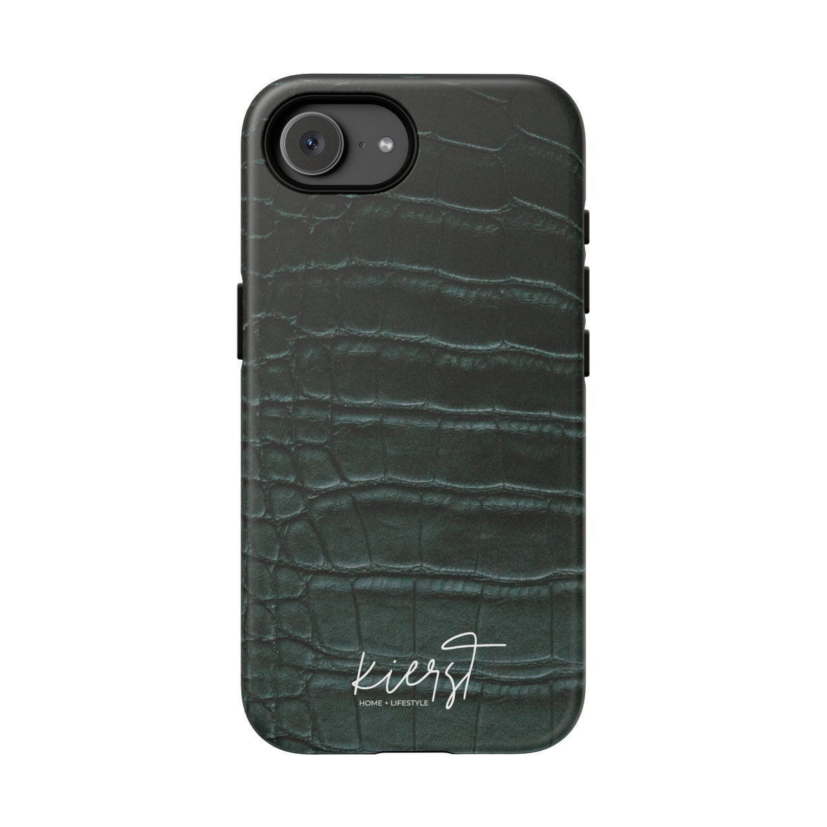 Emerald Crocodile Print iPhone Case