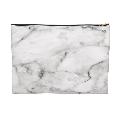 Lived-In Grey Marble Accessory Pouch