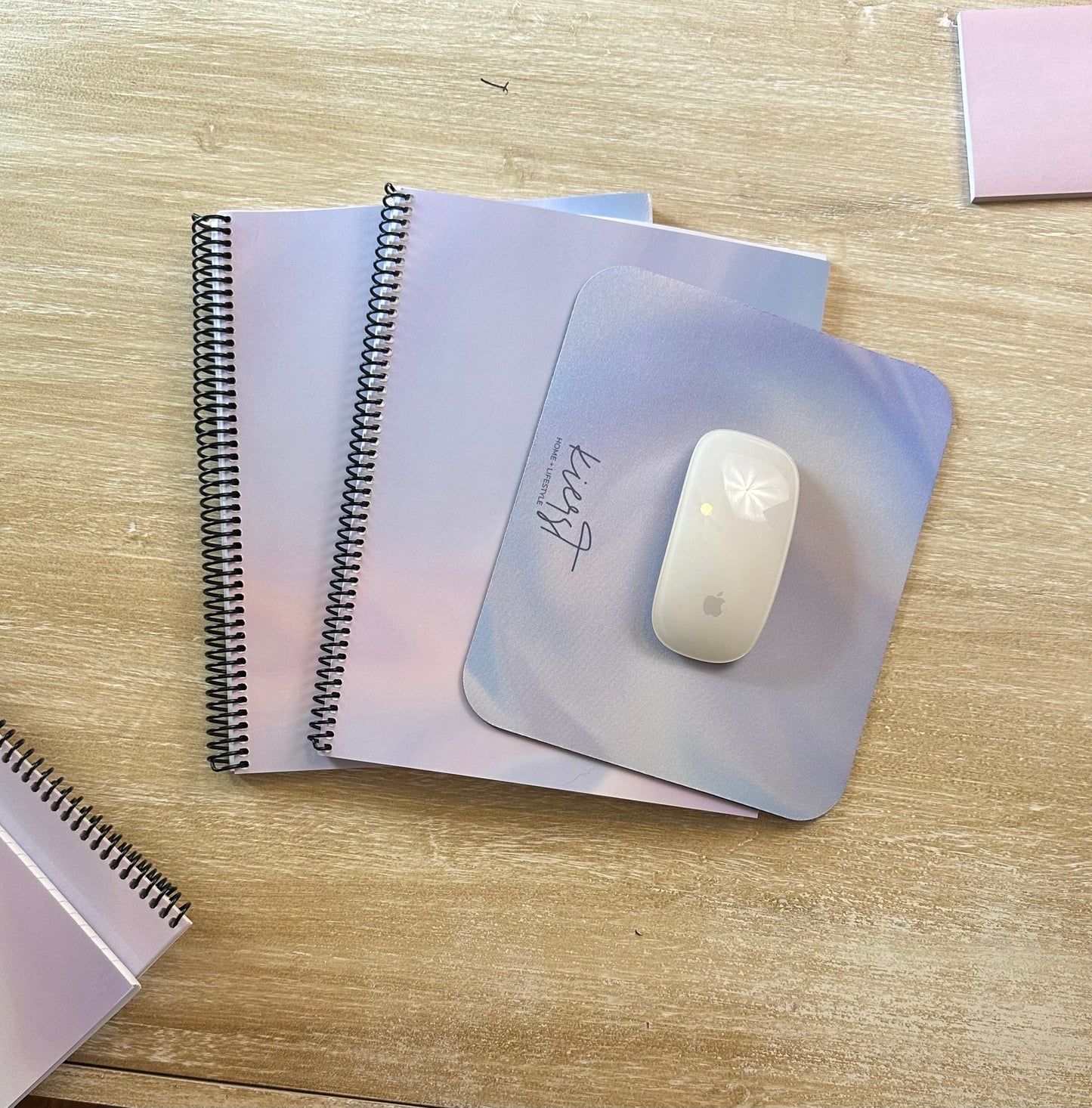 Lilac Marble Notebook