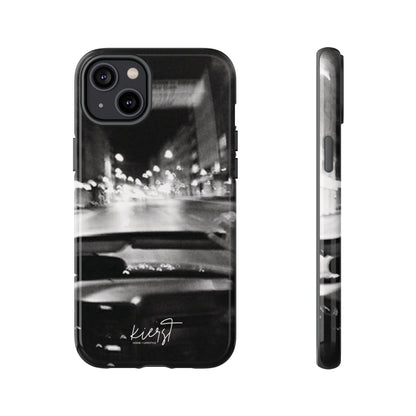 Faded Summer Nights iPhone Case | A Cinematic Blur of City Lights and Nostalgia