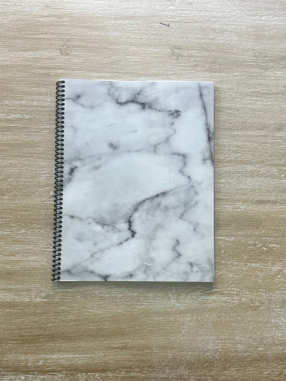 Lived-In Grey Marble Notebook