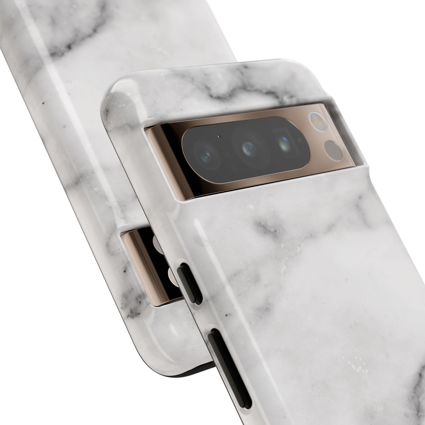 Lived-In White and Grey Marble Google Pixel Case | Elevated Essentials For Everyday