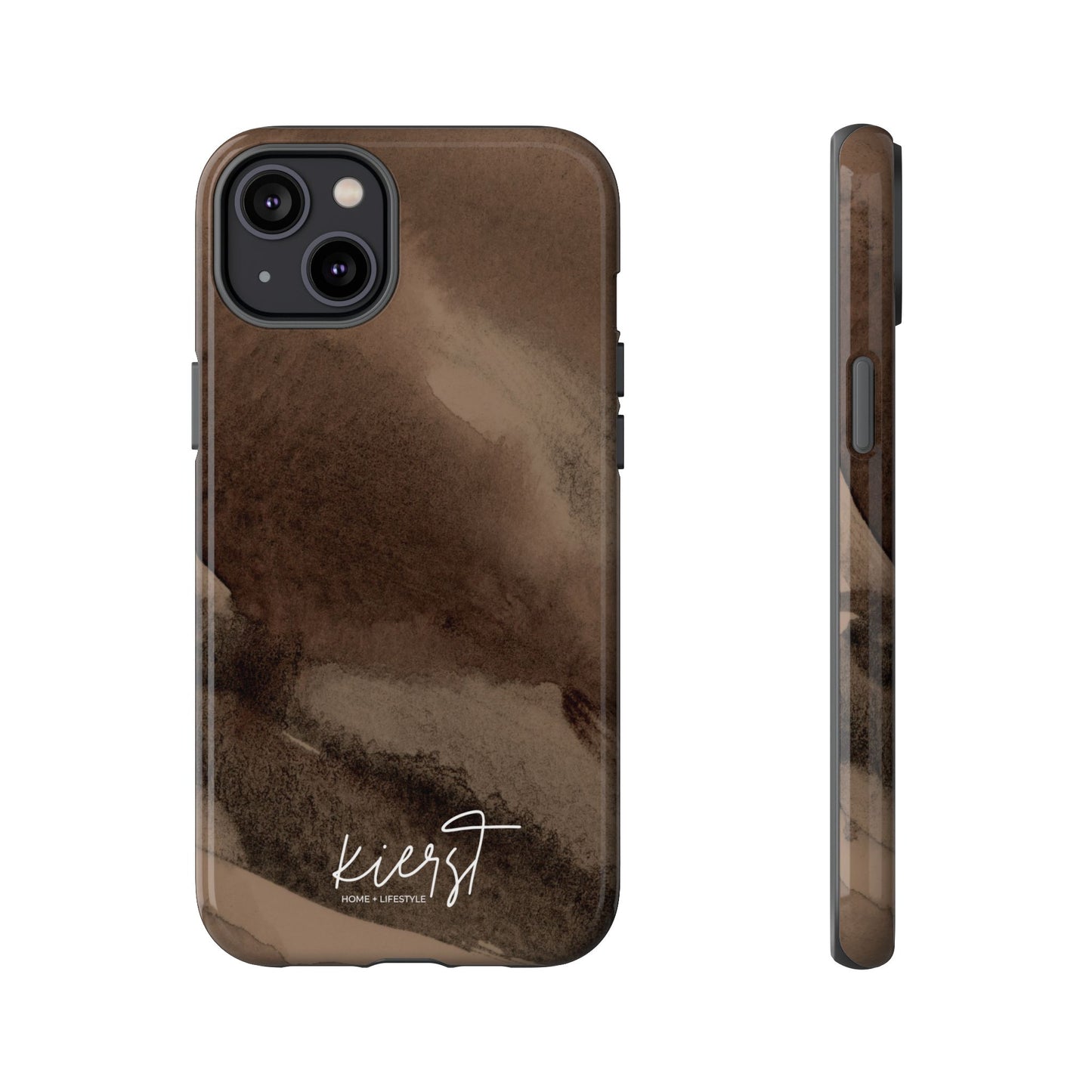 Brown Abstract iPhone Case