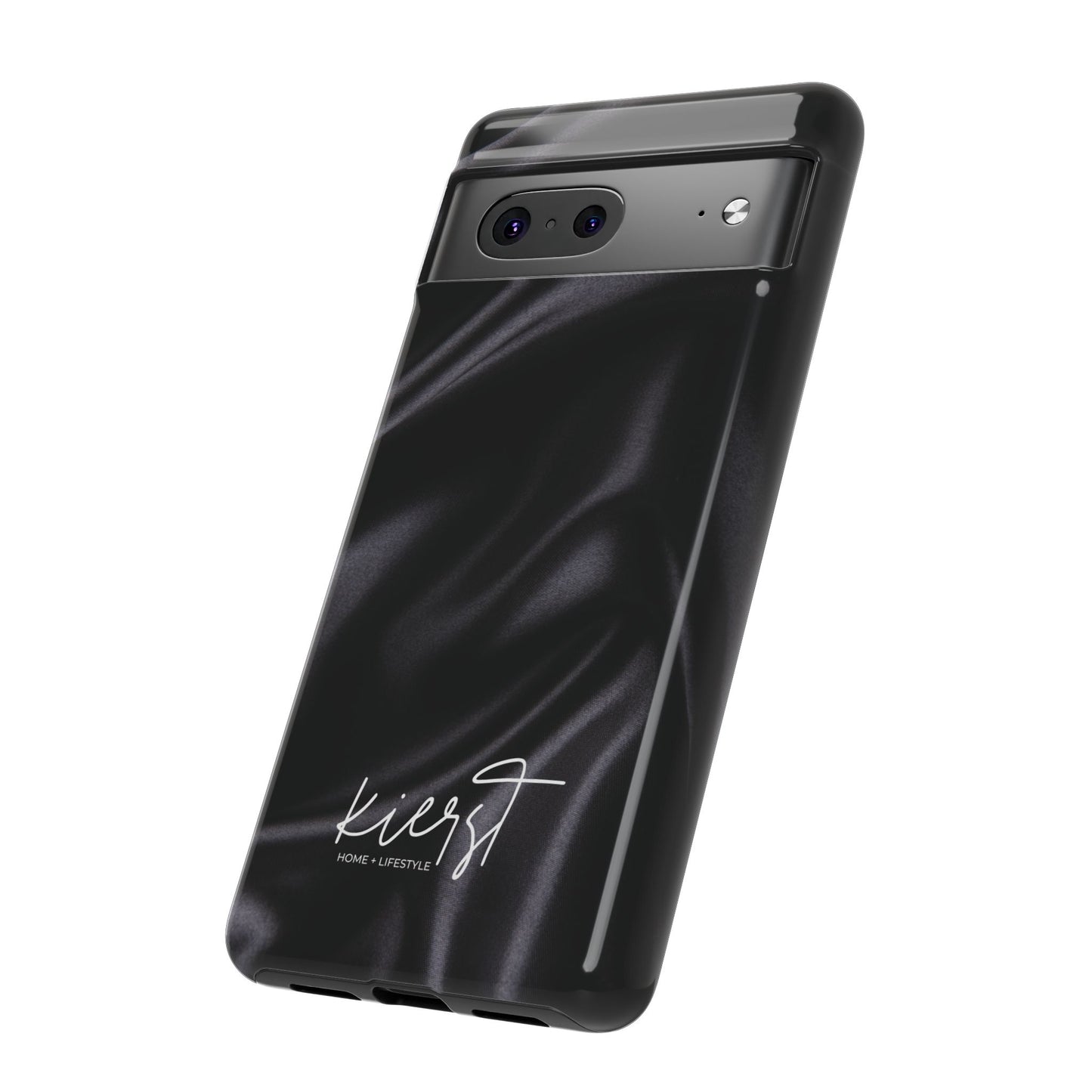Black Silk Print Google Pixel Phone Case