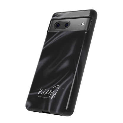 Black Silk Print Google Pixel Phone Case