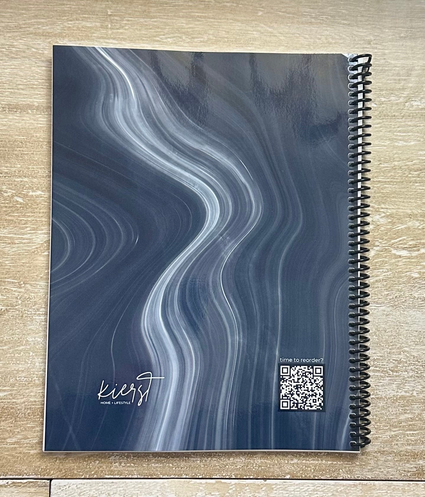 Navy Marble Notebook