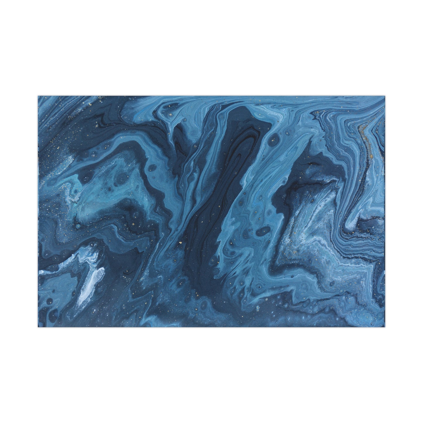 Blue Marble Gift Wrapping Paper