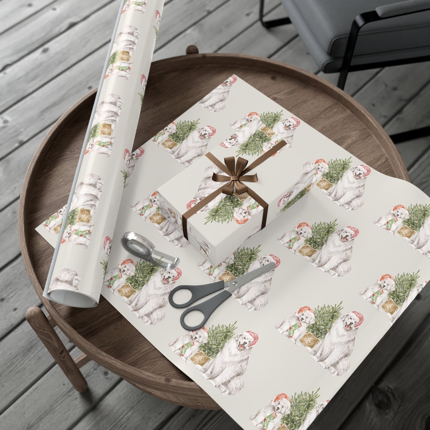 Christmas Dogs Gift Wrapping Paper