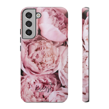 Pink Peonies Samsung Galaxy Case | A Floral Moment Lasts Longer Than Fresh Stems