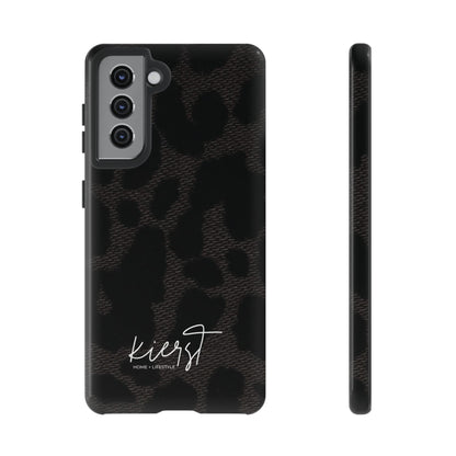 Black Leopard Samsung Galaxy Phone Case