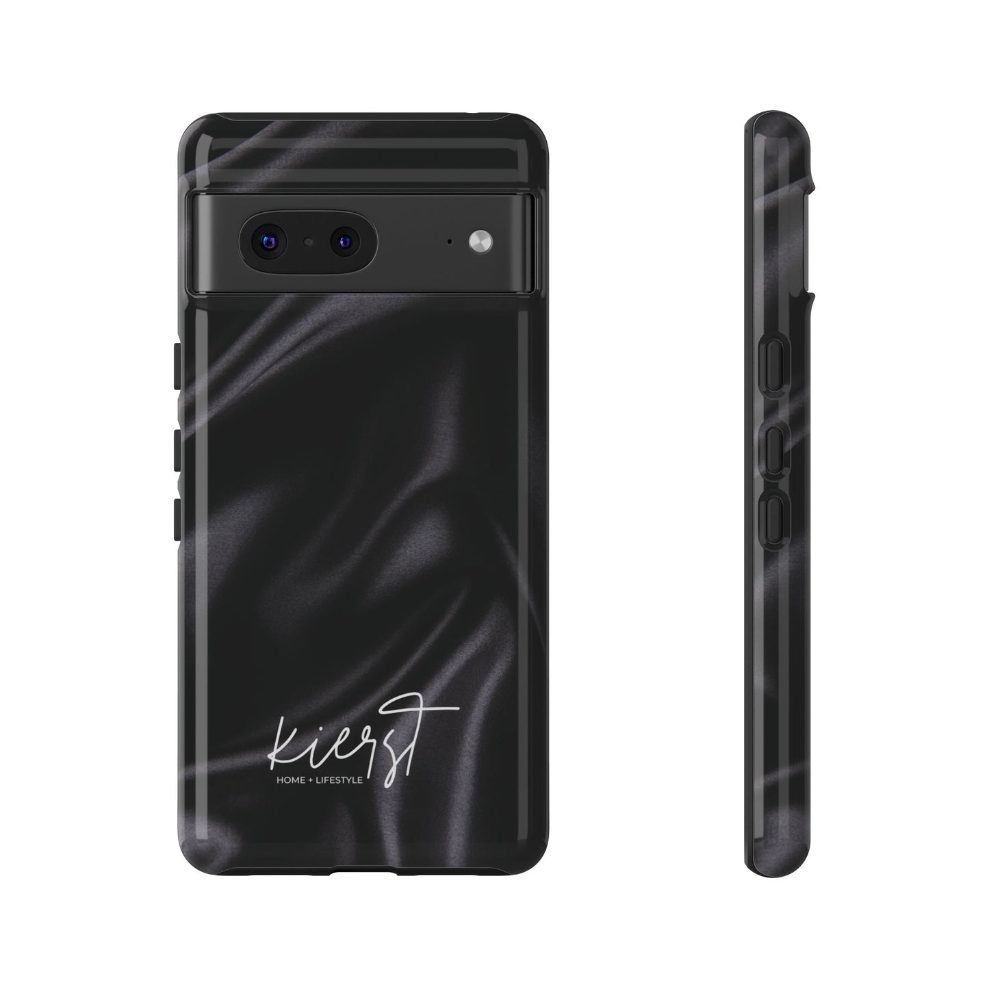 Black Silk Print Google Pixel Phone Case
