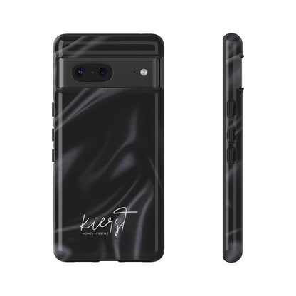 Black Silk Print Google Pixel Phone Case
