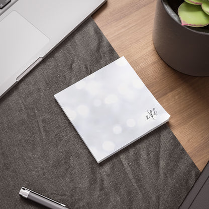 White Sparkle Post-it® Note Pad