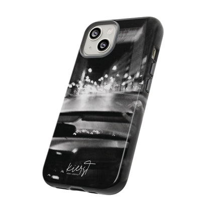 Faded Summer Nights iPhone Case | A Cinematic Blur of City Lights and Nostalgia