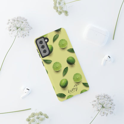 Limes Samsung Galaxy Phone Case | A Zesty Pop of Citrus and Style