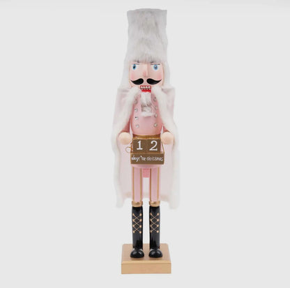 Pink 19” Countdown Nutcracker