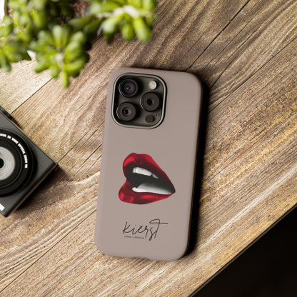 Retro Red Lips iPhone Case | Pop Art Meets Polished
