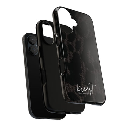 Black Leopard iPhone Case