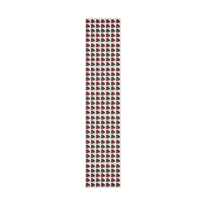 Moody Cherry Stem Gift Wrapping Paper – Glossy Red Fruit on Bone Color