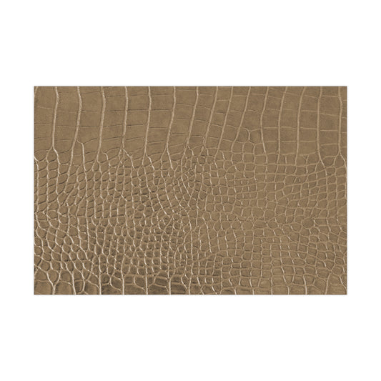 Tan Alligator Gift Wrapping Paper