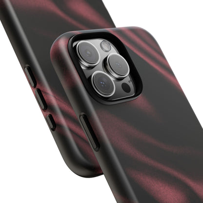 Signature Velvet Noir Silk Print iPhone Case