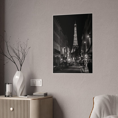 Dreaming of Paris Black & White Gloss Posters