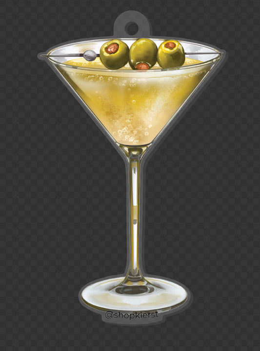 Dirty Martini II Ornament + Keychain