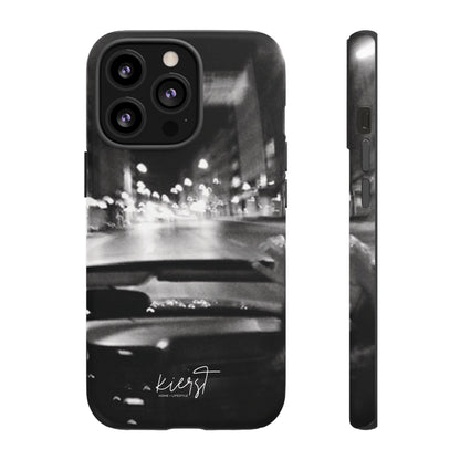 Faded Summer Nights iPhone Case | A Cinematic Blur of City Lights and Nostalgia