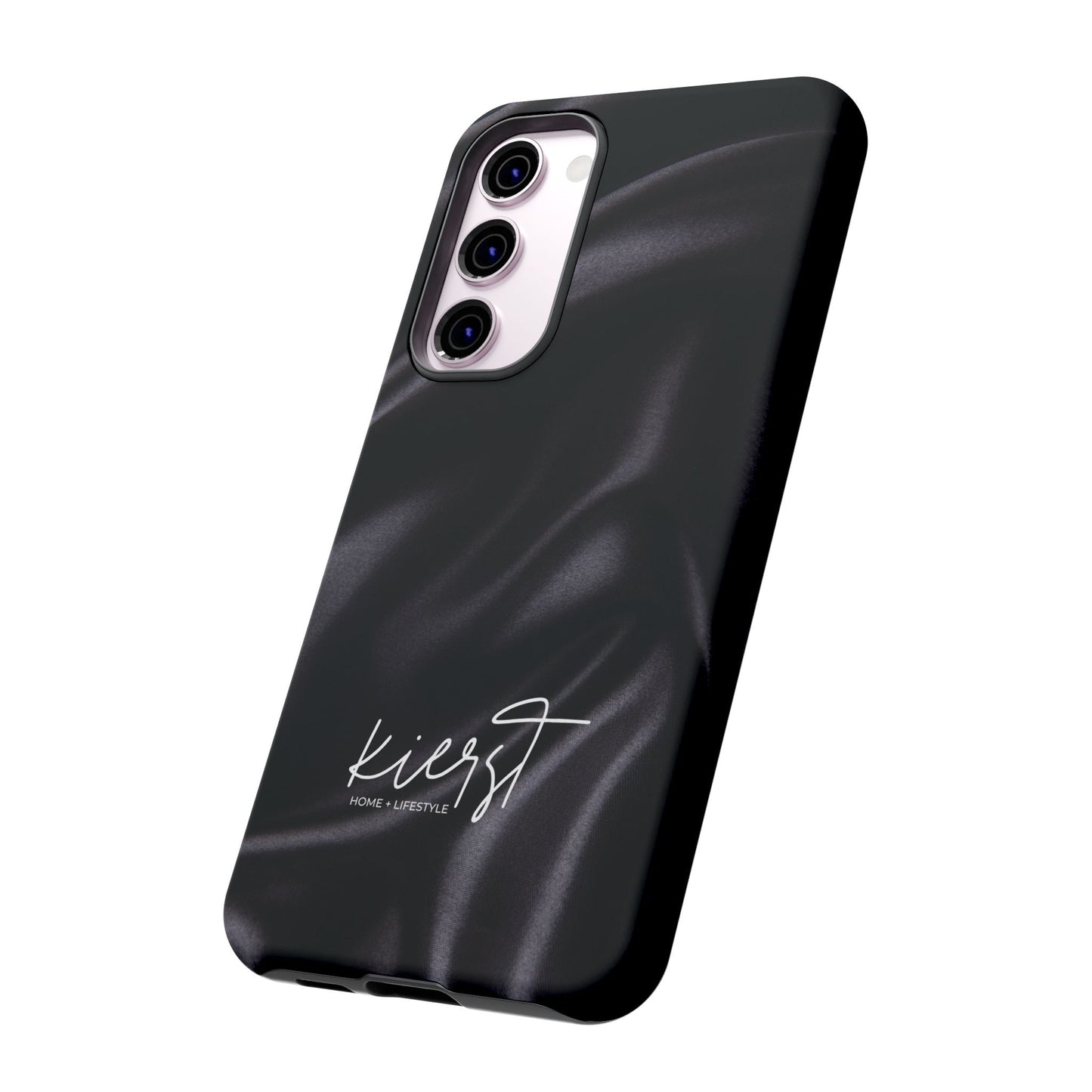Black Silk Print Samsung Galaxy Phone Case