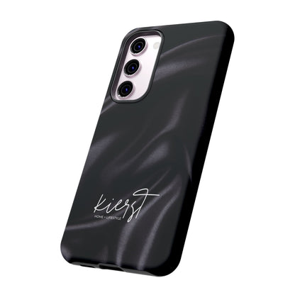 Black Silk Print Samsung Galaxy Phone Case