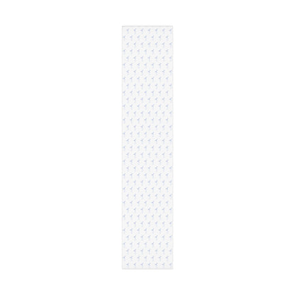 Delicate Blue Bow Gift Wrapping Paper – Hand-Painted Style Ribbon Pattern on White