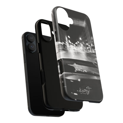 Faded Summer Nights iPhone Case | A Cinematic Blur of City Lights and Nostalgia