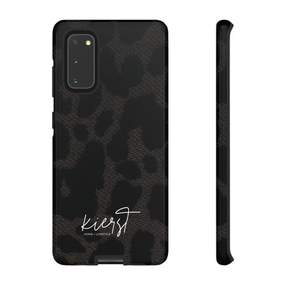 Black Leopard Samsung Galaxy Phone Case