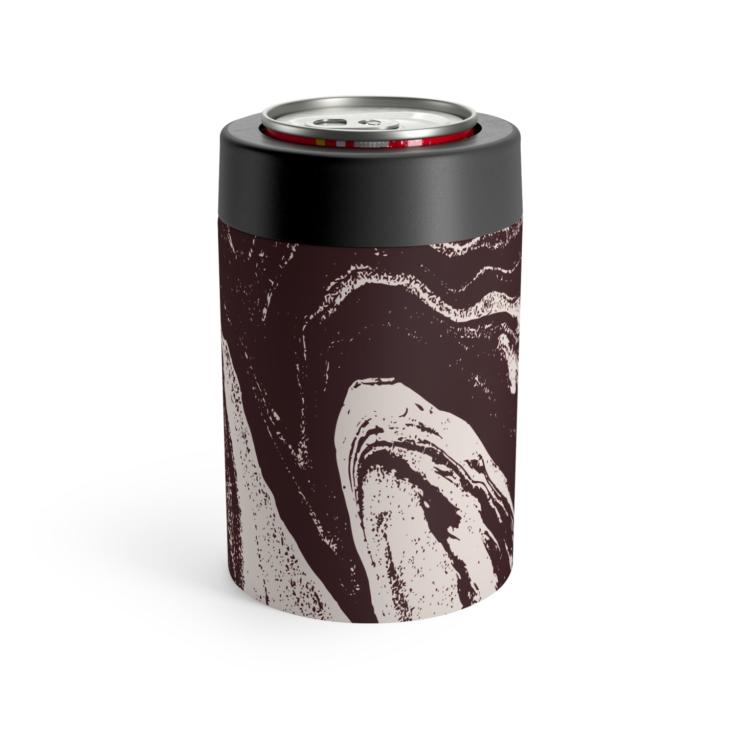 Cream Marble on Signature Velvet Noir Can Holder