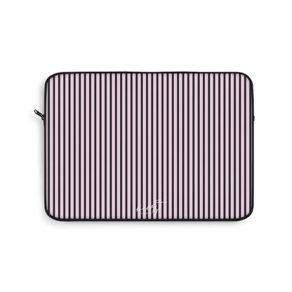 Signature Pink + Signature Storm Striped Laptop Sleeve