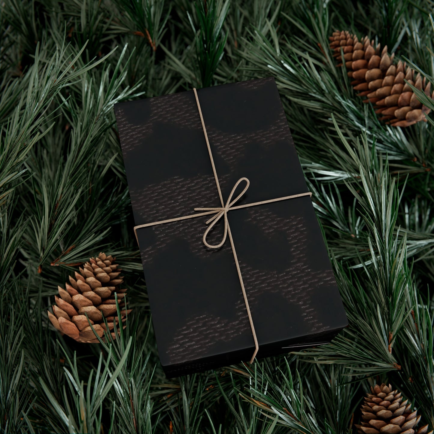Black Leopard Gift Wrapping Paper