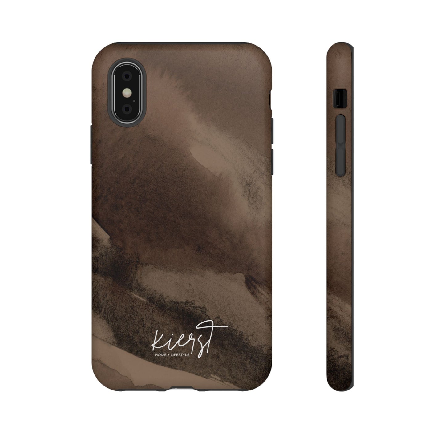 Brown Abstract iPhone Case
