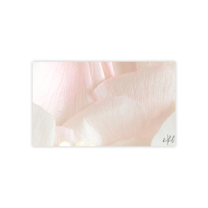 Iridescent Petals Post-it® Note Pad | Soft Pink Floral Sticky Notes for Elegant Everyday Reminders