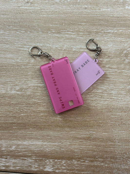 Swipe + Pray Keychain