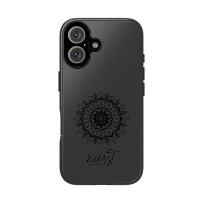 Black Mandala iPhone Case | Refined Calm in Every Curve