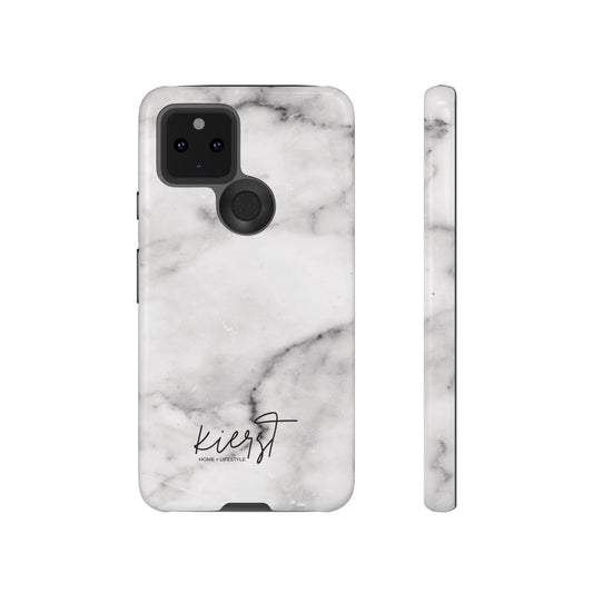 Lived-In White and Grey Marble Google Pixel Case | Elevated Essentials For Everyday