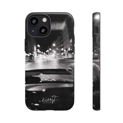 Faded Summer Nights iPhone Case | A Cinematic Blur of City Lights and Nostalgia