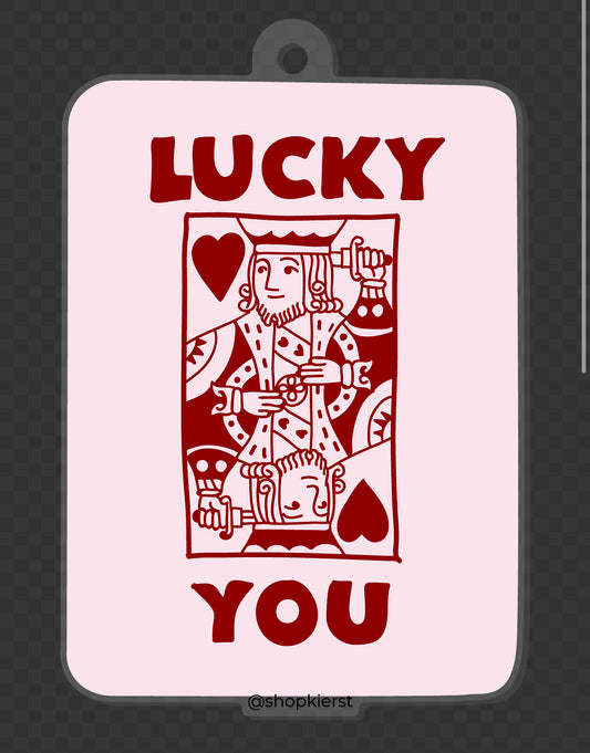 Lucky King of Hearts Ornament + Keychain