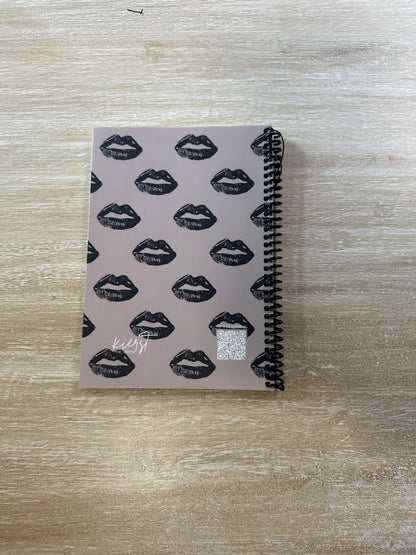 Black Lips on Oat Notebook