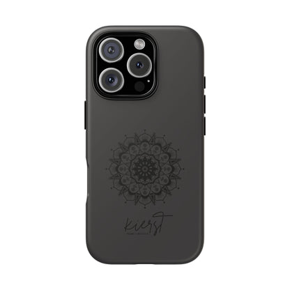 Black Mandala iPhone Case | Refined Calm in Every Curve