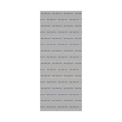 Kappa Kappa Gamma Light Blue Dark Blue on Grey Gift Wrapping Paper