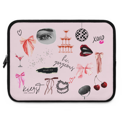 Pink Laptop Sleeve - Edge of Romance